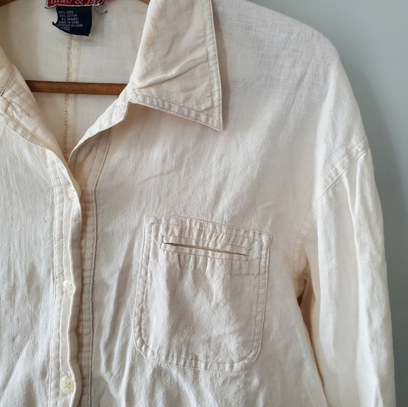 ☕ MAC + JAC Linen French Chore Work Jacket - Picture 3 of 8